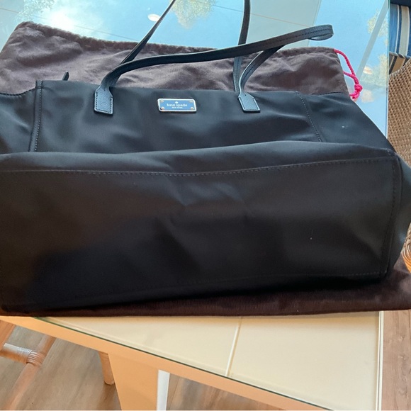 KATE SPADE BLACK NYLON TOTE - Picture 6 of 6